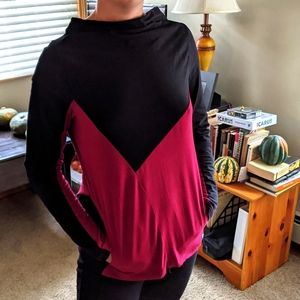Black and red long sleeved shirt - Basque designer